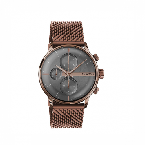 OOZOO Timepieces Brown Metal Bracelet