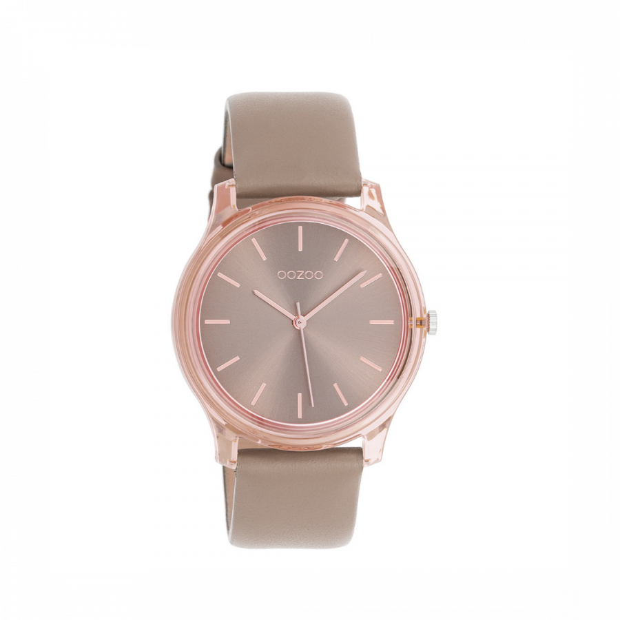 OOZOO Timepieces Brown Leather Strap 