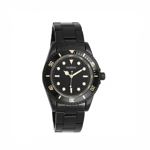 OOZOO Timepieces Black Stainless Steel