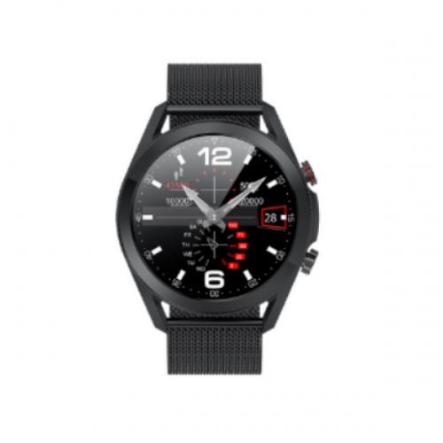 Smartwatch Black Mesh Bracelet