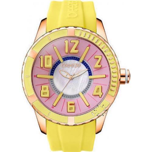 BREEZE Westside Connection Rose Gold Yellow Strap 