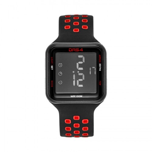 DAS.4 LD18 Black LCD Watch  