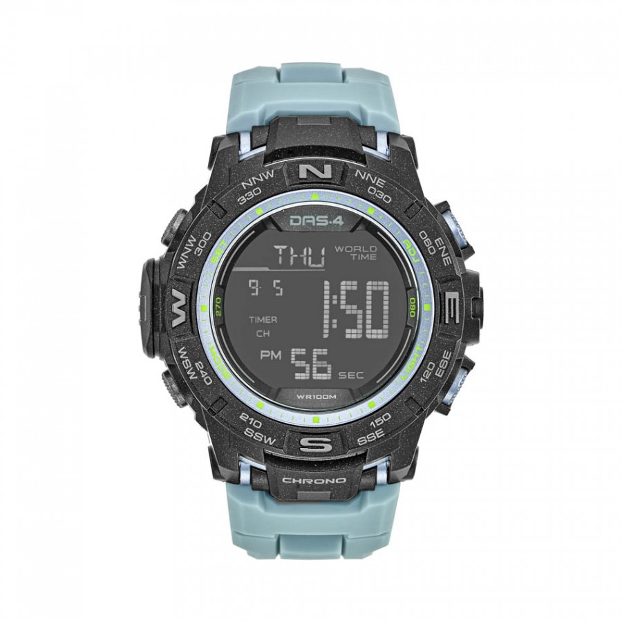 DAS.4 LD10 Grey Blue LCD Watch  