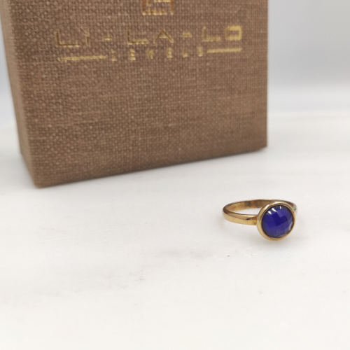 LiLALO Δαχτυλίδι από ασήμι με λάπις λάζουλι