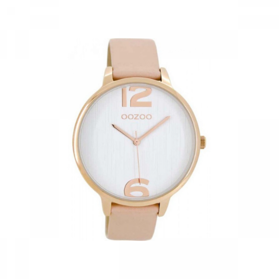 OOZOO Timepieces Pink Leather Strap 